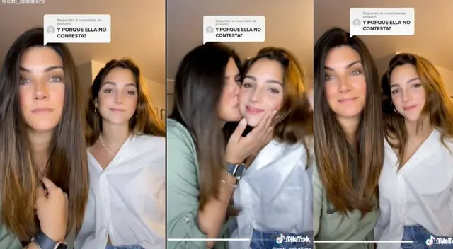 Cati Caballero graba con su hija en Tik Tok y se vuelve viral