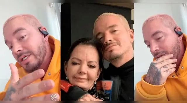 J Balvin preocupado por la salud de su madre.