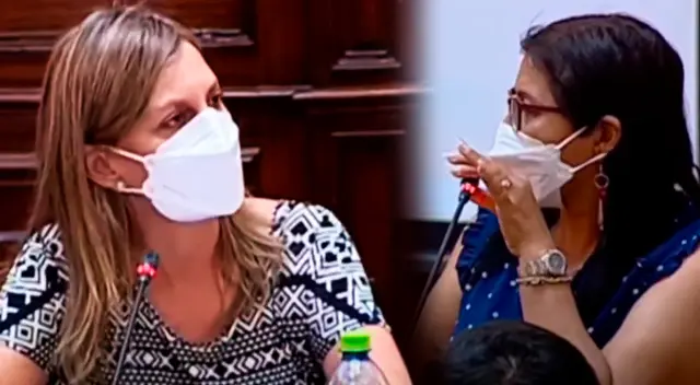 La exposición de la alcaldesa Marilú Gonzales fue interrumpida por la presidenta del Congreso, María del Carmen Alva.