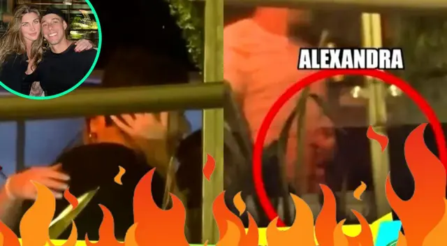 Hugo García se mostró más enamorado que nunca de Alessia Rovegno, sin preocuparse por incomodar a su ex.