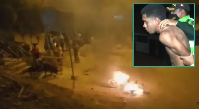 Moradores de Huachipa, acusan a venezolanos por delinquir en manada.