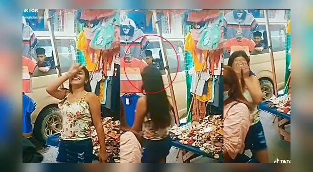 La escena se ha vuelto viral en las redes sociales. La escena se ha vuelto viral en las redes sociales.