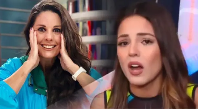 Rebeca Escribens trolea en vivo a Luciana Fuster.