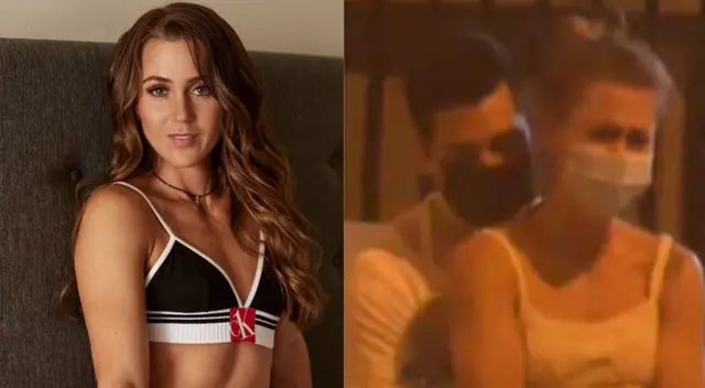 Ducelia Echevarría es captada por las cámaras de Magaly Medina llorando. Ducelia Echevarría es captada por las cámaras de Magaly Medina llorando.