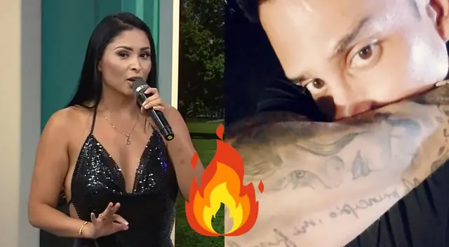 Pamela Franco aclaró que Christian Domínguez le demuestra su amor con el trato a su hija María Cataleya, y no al plasmar su cara en su cuerpo. Pamela Franco aclaró que Christian Domínguez le demuestra su amor con el trato a su hija María Cataleya, y no al plasmar su cara en su cuerpo.