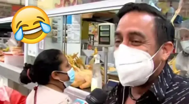 Oswaldo, reportero de América Hoy, llegó al mercado Virgen de las Mercedes de Lurín para conocer los precios de los alimentos, sin esperar lo que ocurriría.