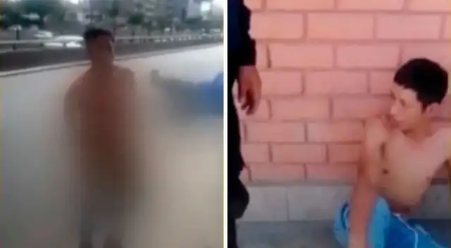 Erick Marco Rodríguez fue llevado a la dependencia policial de la jurisdicción pese a oponer resistencia.