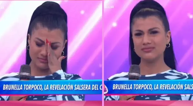 Brunella Torpoco se quiebra al recordar sus inicios en la música. Brunella Torpoco se quiebra al recordar sus inicios en la música.