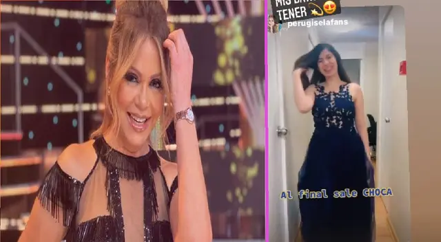 Gisela Valcárcel se emocionó por interpretación de su papel en TikTok.