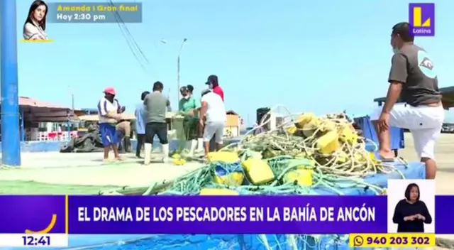Ancón: pescadores viven un drama por no poder trabajar tras el derrame de petróleo [VIDEO]