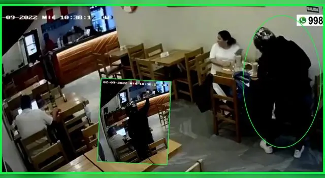 Robo a mano armada en conocido restaurante en Miraflores. Robo a mano armada en conocido restaurante en Miraflores.
