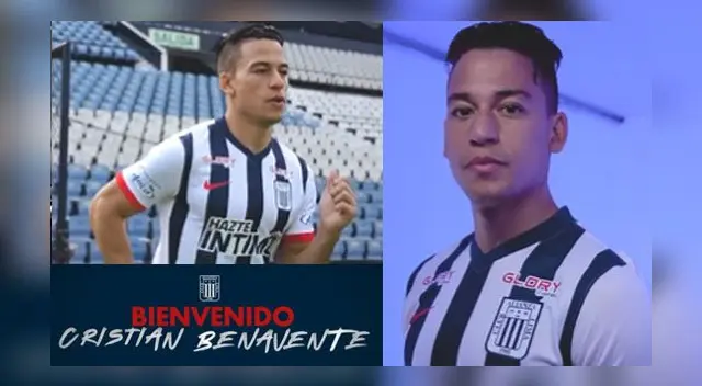 Así presentó Alianza Lima a Cristian Benavente.