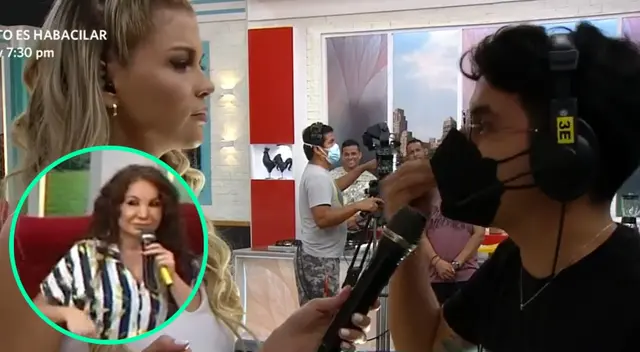Un joven de la producción de América Hoy reveló que Janet Barboza se moría por estar al aire cuando no tenía programa, por lo que iba inmediatamente. Un joven de la producción de América Hoy reveló que Janet Barboza se moría por estar al aire cuando no tenía programa, por lo que iba inmediatamente.