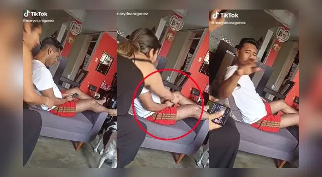 La escena no ha tardado en volverse viral en las redes.