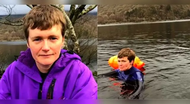 Nadar como una forma de recuperase de su situación de salud.