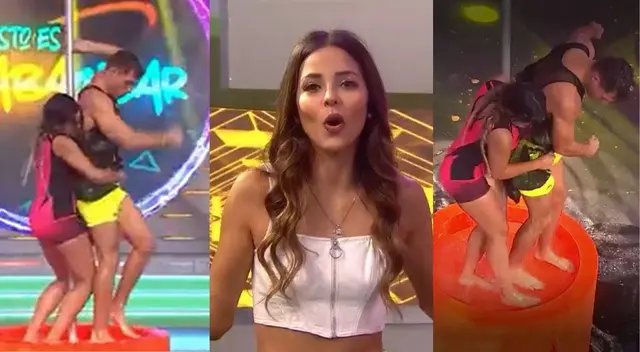Luciana Fuster se pone celosa por piropo de joven a Patricio Parodi