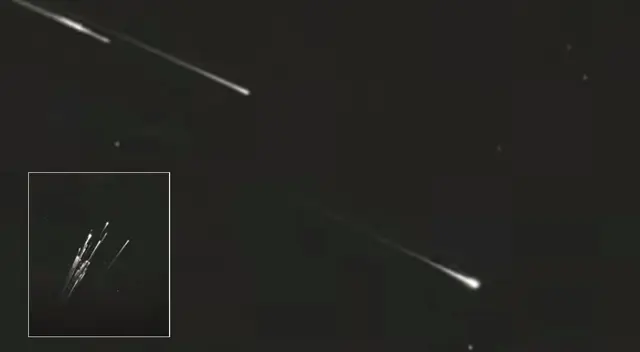 Supuestos satélites de Starlink de SpaceX captaron la atención en las redes sociales.