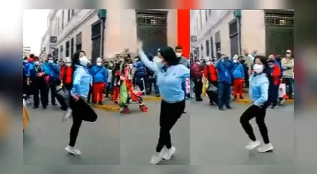 La escena se ha vuelto viral en las redes.