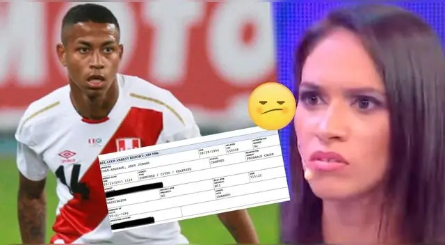 El reporte policial en Estados Unidos la ex pareja de Andy Polo denunció agresión física en su contra.