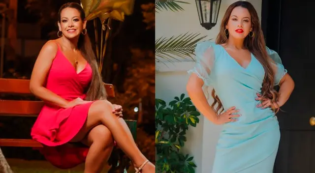 Flor Polo vestida de fucsia y con los brazos extendidos al cielo la primogénita de Susy Díaz pidió como deseo larga vida y salud.