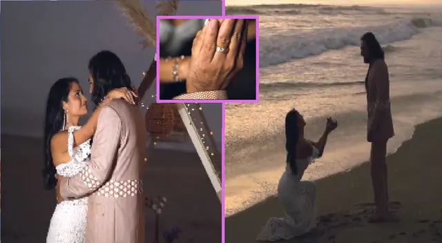 La actriz Mayella Lloclla reveló cómo fue la pedida de mano a su pareja. La actriz Mayella Lloclla reveló cómo fue la pedida de mano a su pareja.