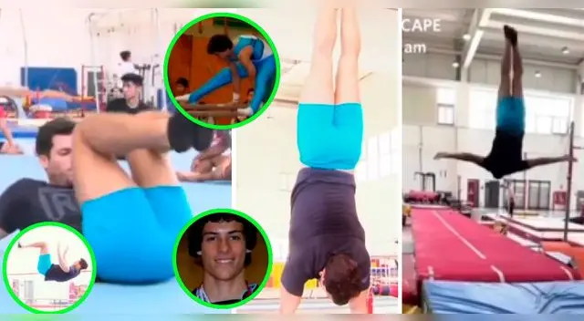 Patricio Parodi y su sueño de convertirse en gimnasta profesional. Patricio Parodi y su sueño de convertirse en gimnasta profesional.