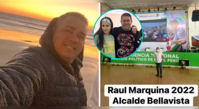 Raúl Marquina, expareja de Melissa Klug, se lanza a la alcaldía de Bellavista