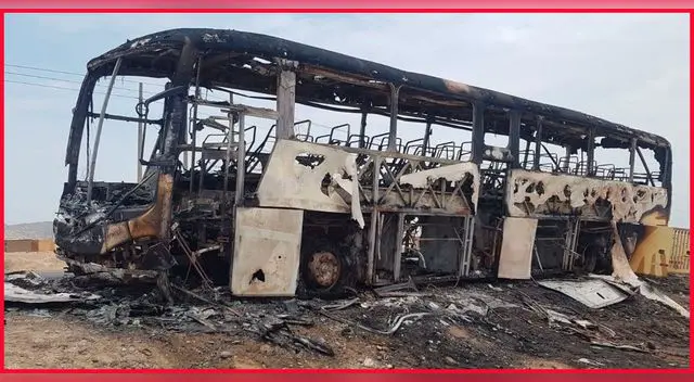 Conductor salvó de morir al percatarse que la caja del bus interprovincial, salía humo.