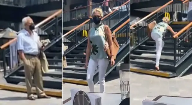 Acoso contra Hildebrandt y su esposa se dio en el centro comercial El Polo, en Surco. Acoso contra Hildebrandt y su esposa se dio en el centro comercial El Polo, en Surco.