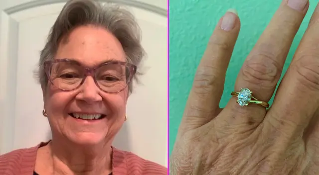 La adulta mayor se hizo rápidamente viral en Twitter. La adulta mayor se hizo rápidamente viral en Twitter.