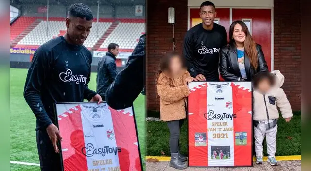 Esposa de Miguel Araujo revela cuánto se demoró el jugador en pedirle matrimonio Foto: composición/FC Emmen