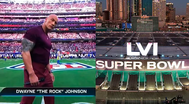 Dwayne Johnson, más conocido como The Rock, fue el encargado de abrir la final del Super Bowl LVI.