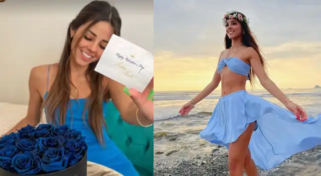 Luciana Fuster sorprendió al anunciar que recibió un detalle por San Valentín.