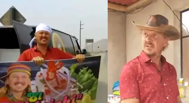 Gringo Karl se reinventa y vende ceviche en las calles.