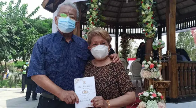 Pareja formalizó su unión y se aman y se respetan mutuamente. Pareja formalizó su unión y se aman y se respetan mutuamente.