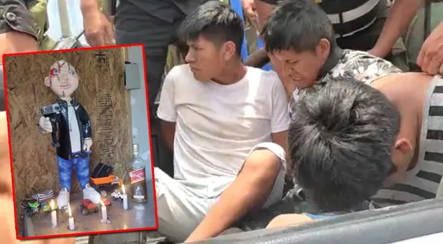 Malhechores fueron trasladados a la comisaría del sector.