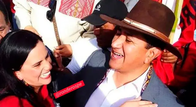 Guido Bellido y Verónika Mendoza protagonizaron un momento que los usuarios recogieron.