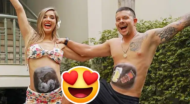 Korina Rivadeneira y Mario Hart comparten la primera ecografía de su segundo bebé.