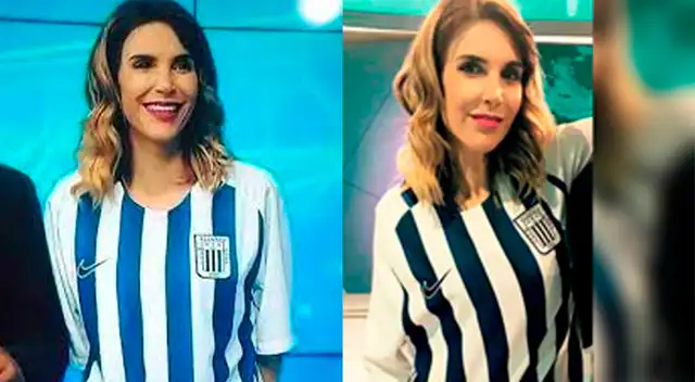 Juliana Oxenford saludó al equipo del cual es hincha.