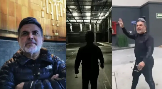 Andrés Hurtado muestra las instalaciones donde se grabará su programa.