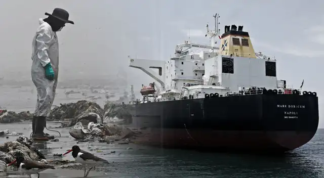 La empresa propietaria del buque que provocó el derrame del petróleo en la Refinería La Pampilla, (Mare Doricum) le respondió a Repsol. La empresa propietaria del buque que provocó el derrame del petróleo en la Refinería La Pampilla, (Mare Doricum) le respondió a Repsol.