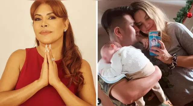 Magaly fue nombrada madrina del bebé de Cassandra y Deyvis