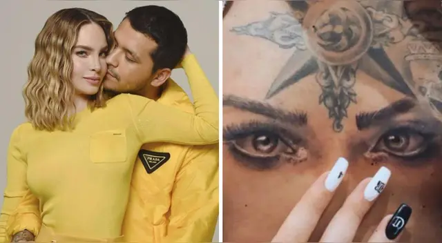 Nodal se hizo varios tatuajes por Belinda