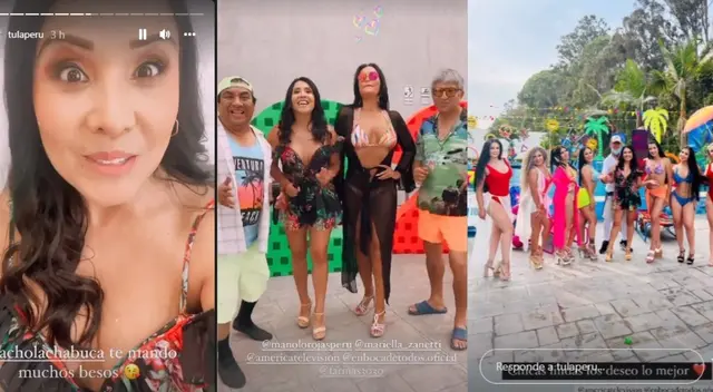 Tula Rodríguez graba con Fernando Armas, Mariella Zanetti y Manolo Rojas