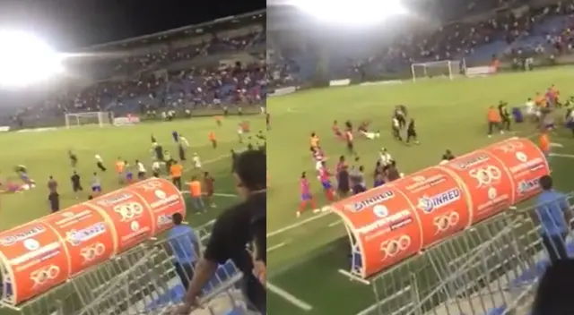 Atlético Bucaramanga venció a Unión Magdalena en partido detenido por incidentes.