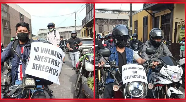 Gremio de Motociclistas se aproximan a la PCM a mostrar su disconformidad con la nueva ley.