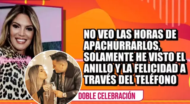 Jessica Newton emocionada con la boda de Cassandra Sánchez y Deyvis Orosco.