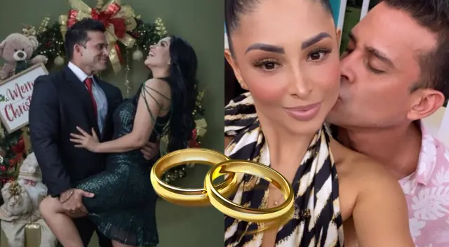 Pamela Franco no descarta casarse con Christian Domínguez.