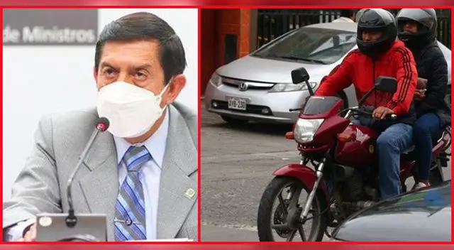 Alfonso Chavarry califica de 'delincuentes' a quien se muestre en contra de proyecto de ley sobre dos personas en una moto lineal.