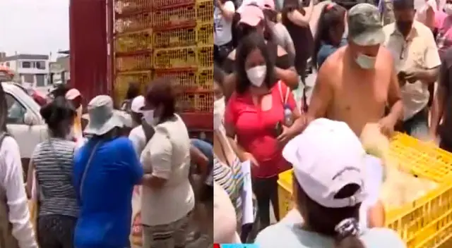 Más de 7 mil pollos vivos son donados a familias afectadas tras derrame de petróleo Más de 7 mil pollos vivos son donados a familias afectadas tras derrame de petróleo